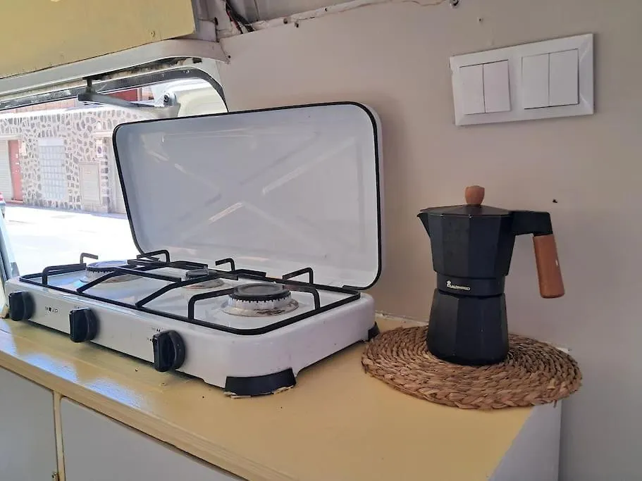 Apartment Slow-Life Campervan, Kueche, Dusche, Queen-Size Bett, Solar El Medano